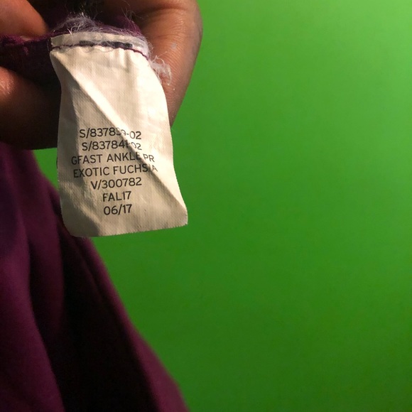 Purple Fitness High Waisted Leggings - Picture 10 of 10